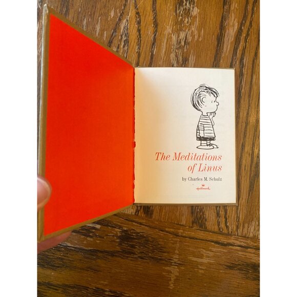1967 "The Meditations Of Linus" By Charles M. Schulz Vintage Hallmark Hardcover - Picture 2 of 6